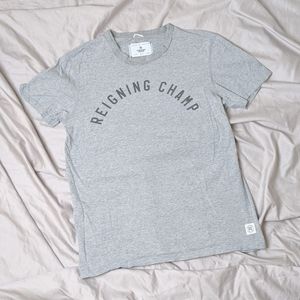 100% Cotton Reigning Champ Grey T-shirt